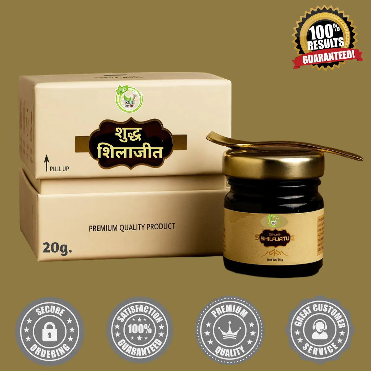 Pure Shilajit Resin | Natural Energy & Vitality Booster | 20 Gm