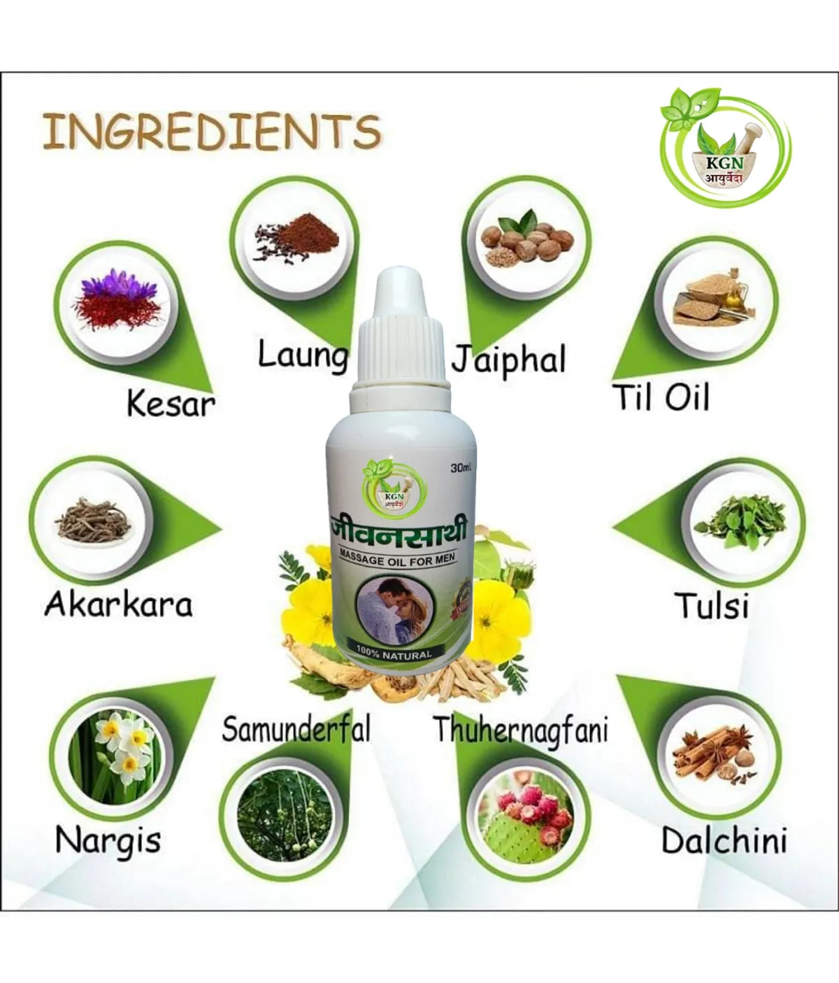 Ayurvedic Jeevansathi Oil | Natural Energy Booster | 30 ml